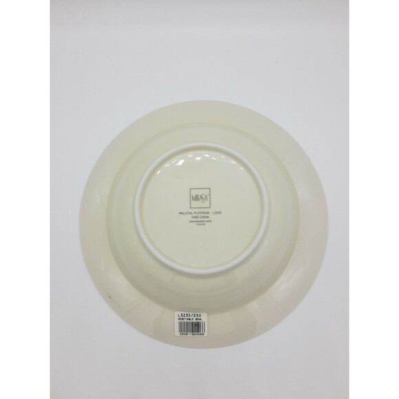 Mikasa Palatial Platinum 10" Serving Round Vegetable Bowl L3235 - Picture 6 of 7
